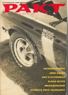 PAKT. Fotografie und Medienkunst. Nr. 7, September/ Oktober 1995. richard Prince/ Jörg Sasse/ Ars Electronica/ Klaus Beyer/ Medientheorie/..