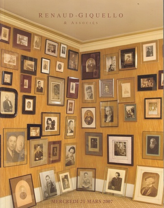 RENAUD-GIQUELLO & ASSOCIES. DROUOT RICHELIEU/ COLLECTION DE MADAME R. P.... PHOTOGRAPHIES ORIGINALES: XIXe SIECLE, MUSICIENS, PEINTRES ET SCULPTEURS, XXe SIECLE