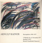 Arnulf Rainer. Retrospektive 1950-1977. Kestner-Gesellschaft Hannover Katalog 5/ 1977