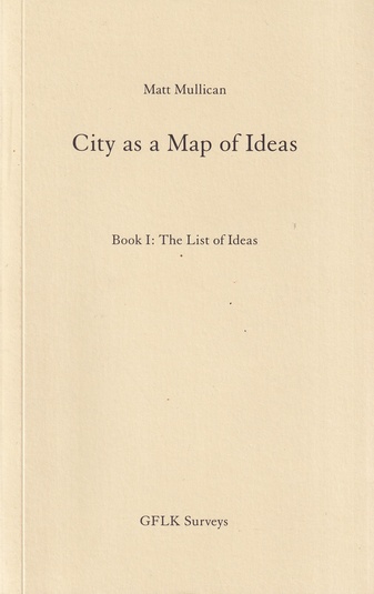 Matt Mullican. City as Map of Ideas. Book I: The List of Ideas