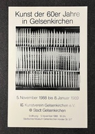 Kunst der 60er Jahre in Gelsenkirchen. Kunstverein Gelsenkirchen e.V., 5. Nov. 1988 bis 8. Jan.1989