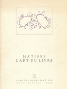 MATISSE. L'ART DU LIVRE
