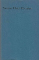 Texte über Ulrich Rückriem 