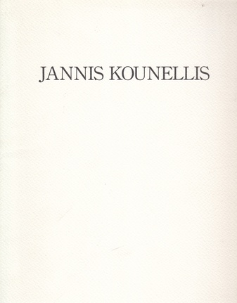 Jannis Kounellis. December 1987