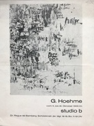 G. Hoehme. vom 11. bis 13. Oktober 1965 im studio b