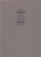 Sieben Skulpturen: Bogomir Ecker/ Ludger Gerdes/ Klaus Jung/ Harld Klingelhöller/ Wolfgang Luy/ Reinhard Mucha/ Thomas Schütte