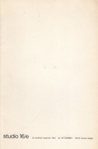 studio 16/e, torino, 16 febbraio 1976. mario tozzi/ pietro cazzola/ davide vessio/ dario boggione. 
