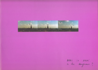 Fujio Akai [AKAI IS AKAI. Is he dangerous?] Kunstmuseum Düsseldorf, 27.1.-10.3.1991 [Widmungsexemplar]