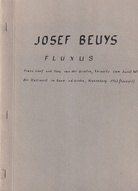 JOSEPH BEUYS. FLUXUS. Franz Joseph und Hans van der Grinten, Vorworte zum Ausst. Kat. der Stallausst. im Hause v.d. Grinten, Kranenburg 1963 (Fotokopie)