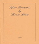 Fifteen Monuments by Thomas Schütte [signiert]
