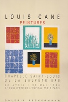 LOUIS CANE. Peintures. Chapelle Saint-Louis de la Salpêtrière 26 Avri/ 30 Mai 1990 Paris.
