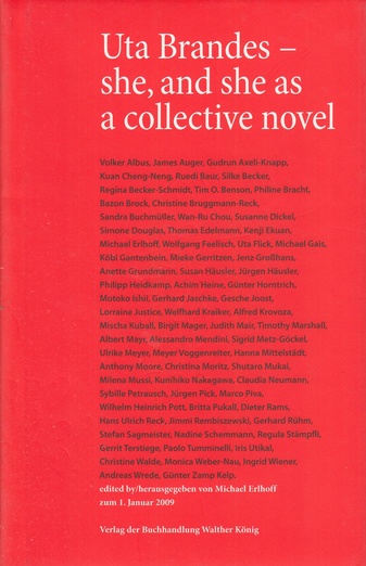 Uta Brandes - she, and she as a collective novel/ Sie, und sie als Novelle