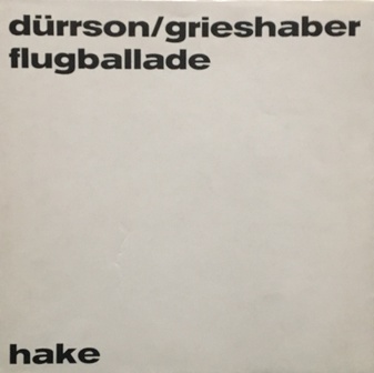 Werner Dürrson / Flugballade / mit sechs Holzschniten von HAP Grieshaber
