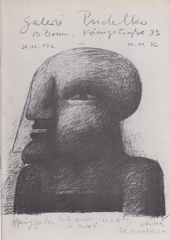 HORST ANTES. BILDER / AQUARELLE / ZEICHNUNGEN 1961 - 1972