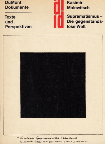 Suprematismus - die gegenstandslose Welt