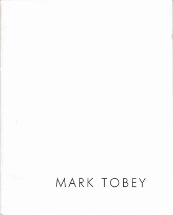 Mark Tobey. Graphische Arbeiten