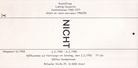 Ludwig Gosewitz. NICHT/ DOCH. DOCH/ NICHT. hängetext (c) 1965. Edition Hundertmark 1985 [invitation card/ Einladungskarte & Multiple]. 