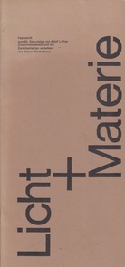 Licht+Materie. Festschrift zum 60. Geburtstag von Adolf Luther