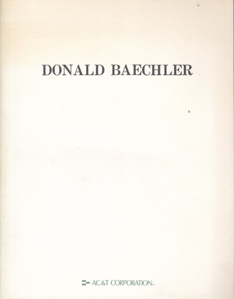 DONALD BAECHLER. New Prints 1990