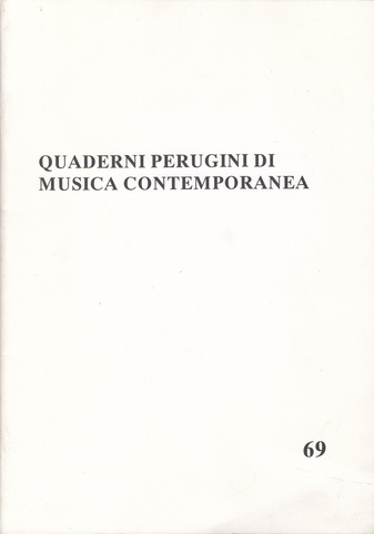 John Cage. Pittura. Galleria Nazionale dell'Umbria, 10 maggio - 10 guigno 1995