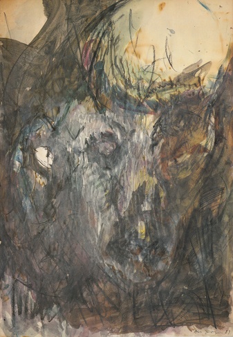 SIEGFRIED ANZINGER. Werke auf Papier 1977-1985, zwei Gemälde und eine Gruppe Plastiken