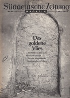 Süddeutsche Zeitung Magazin Edition No. 46. 16.11.1990. Anselm kiefer: Das goldene Flies. Zug der Argonauten