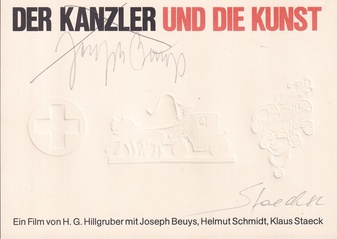 JOSEPH BEUYS. DER KANZLER UND DIE KUNST [Karte]