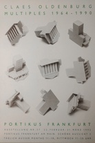 CLAES OLDENBURG. MULTIPLES 1964 - 1990 [Plakat/ poster]