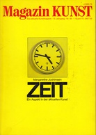 Magazin KUNST. Das aktuelle Kunstmagazin - 13. Jahrgang - Nr. 49 -1.Quartal 1973. Margarethe Jochimsen: Zeit. Ein Aspekt der Kunst