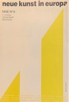 NKIE - neue kunst in europa No. 9, 2. Jahrgang. July7 Aug/ Sept 1985