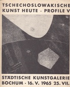 Profile V. Tschechoslowakische Kunst heute.