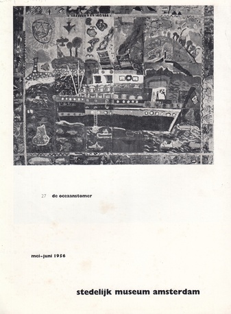groepstekeningen van kinderen. mei-juni 1956, Stedelijk Museum Amsterdam. SM cat. 150