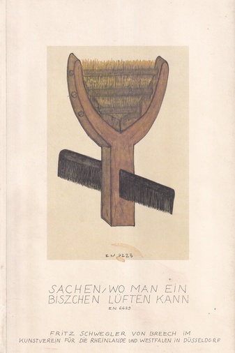Fritz Schwegler. SACHEN, WO MAN EIN BISZCHEN LÜFTEN KANN. EN 6629
