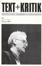 Text+Kritik. Zeitschrift für Literatur. Heft Nr. 60. Franz Mon