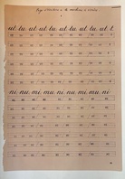 Roland Topor. Page d' ecriture a la machine a ecrire. Rainer Verlag/ Bogendruck 2