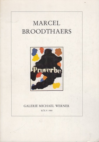 MARCEL BROODTHAERS