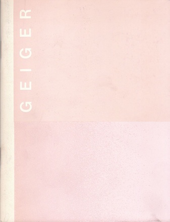 Rupprecht Geiger. Kestner-Gesellschaft, Katalog Nr. 8, Ausstellungsjahr 1966/67