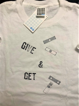 LAWRENCE WEINER. GIVE & GET/ HAVE & TAKE. [T-SHIRT/ MULTIPLE]