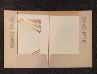 morris louis [Israel Musem, Jerusalem, 25. Nov.1980 - 25. Jan. 1981 & Tel Aviv Museum, 3. Feb. - 5. April 1981]