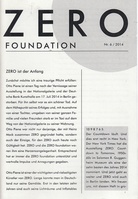 ZERO Foundation Nr. 6/ 2014