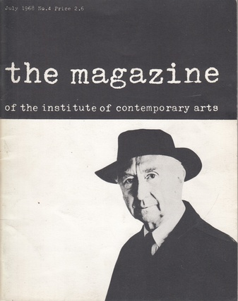 the magazine of the institute of contemporary arts. July 1968, No. 4