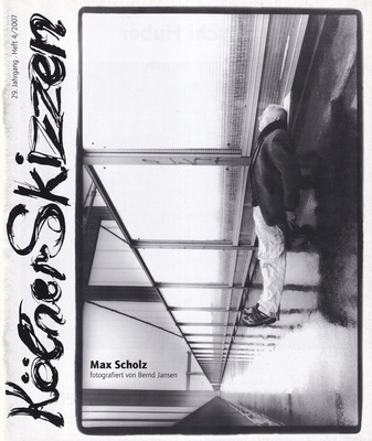 Kölner Skizzen. 29. Jahrgang, Heft 4/ 2007. Max Scholz fotografiert von Bernd Jansen