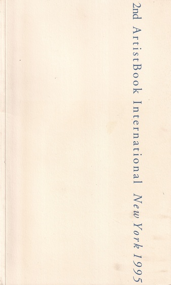 2nd ArtistBook International - New York 1995