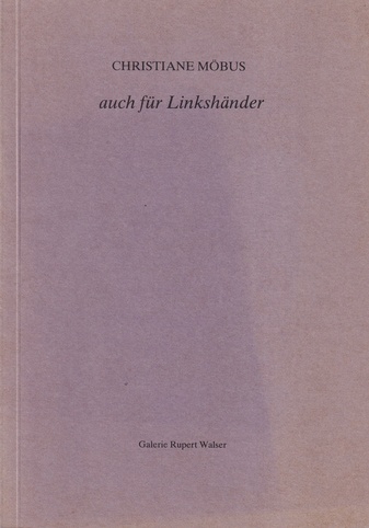 CHRISTIANE MÖBUS. auch für Linkshänder