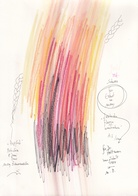Mary Bauermeister. Zopf ab. [Orig. Zeichnung] & Zopf ab. 50 JAHRE FLUXUS 1962 - 2012 [Katalog mit Widmung]