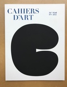 CAHIERS D'ART. 36th Year, No. 1 2012. Ellsworth Kelly