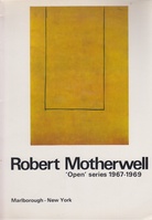 Robert Motherwell. Selections from a current series 'Open' series 1967-1969