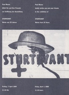 STURTEVANT. Werke aus 25 Jahren/ Works from 25 years. Paul Maenz Köln, 7. April 1989 [Einladung/ invitation]