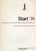Start '74. Eindexamenwerk 1974 van studenten gebonden vormgeving van de akademie voor beeldende kunsten. Stedelijk Museum Amsterdam 28 september tot 15 oktober 1974