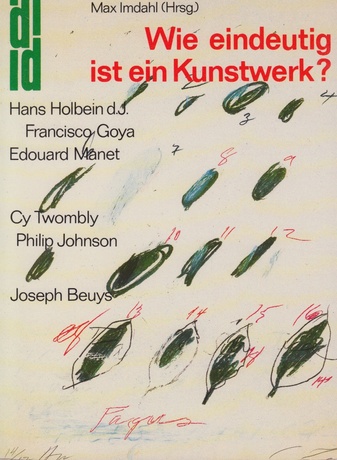Max Imdahl (Hrsg.): Wie eindeutig ist ein Kunstwerk?